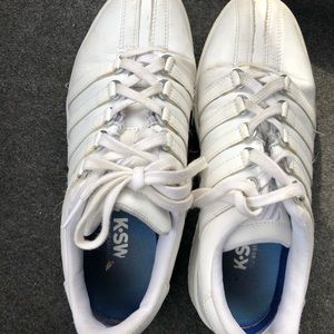 White KSwiss sneakers